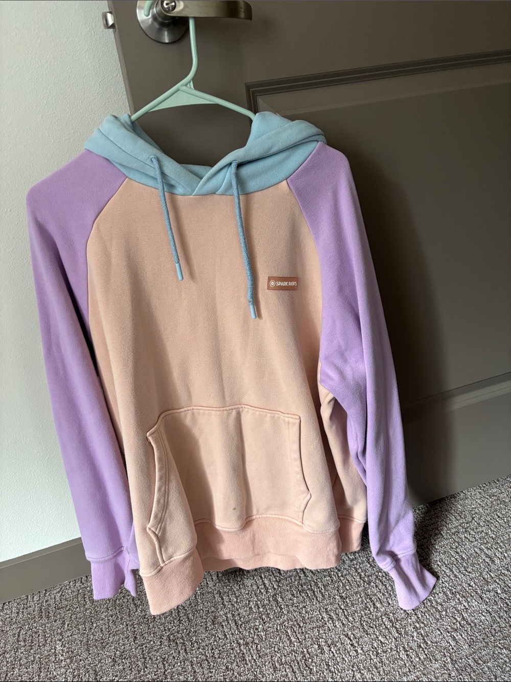 Pastel Colorblock Hoodie